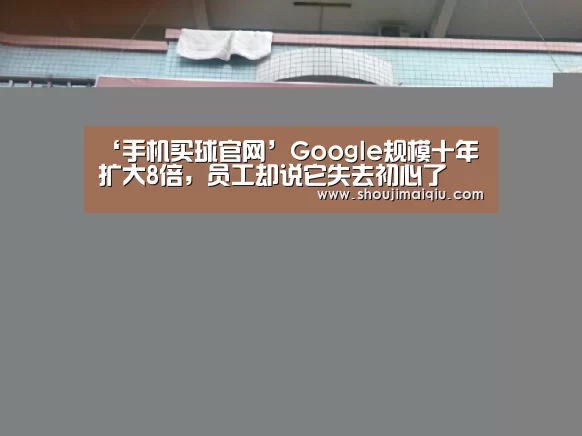 ‘手机买球官网’Google规模十年扩大8倍,员工却说它失去初心了(图3) 世界杯赛程